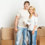 Home improvement and essential business sign - open during COVID-19 lockdown