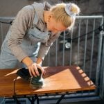 Wilson's face covered for comedic effect in Home Improvement